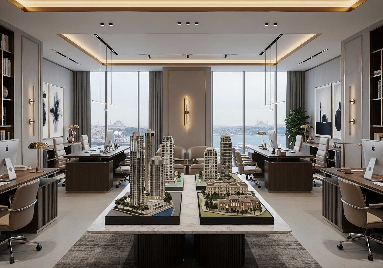 İstanbul Emlak Ofis Ortamı